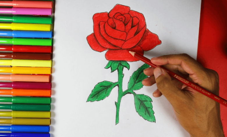 Easy:Kqdgebwb4ci= Simple:0ogcwv0bb_O= Rose Drawing