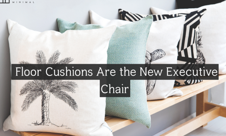 How to Use Floor Cushions in a Modern Home Office Setup